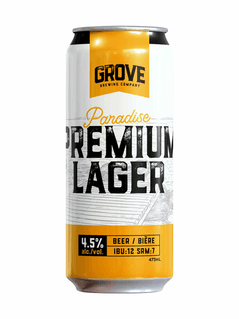 The Grove Brewing Corporation Paradise Lager