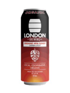 Stout Biologique 4pm sunset London Brewing