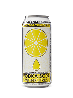 Great Lakes Spirits Vodka Soda With Citrus