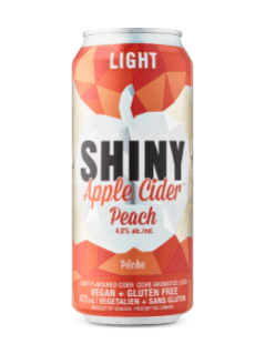 Cidre léger de pomme et pêche Shiny