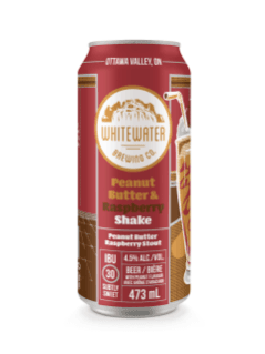 Whitewater Brewing Peanut Butter & Raspberry Shake