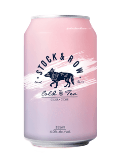 Cidre aromatisé à la framboise Cold Tea Stock And Row