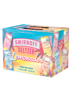 Carton mixte Smirnoff Seltzer Limonades