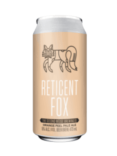 The Second Wedge Reticent Fox Orange Peel Pale Ale