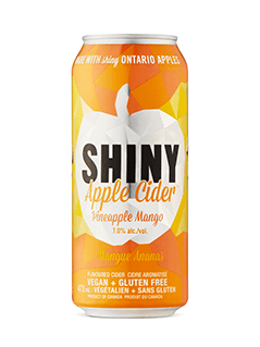 Cidre Ananas et mangue Shiny