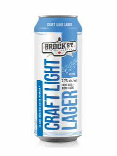 Brock Street Brewing Craft Light Lager