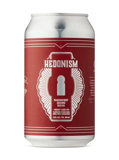 IPA sure Fruit de la passion, orange sanguine et goyave Hedonism Rorschach Brewing
