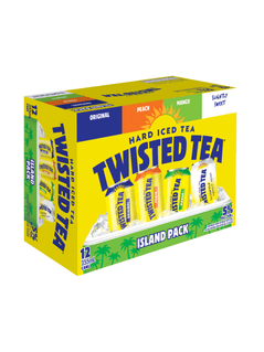 Carton mixte Twisted Tea Island