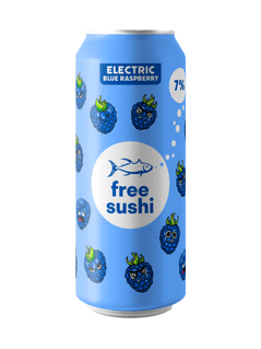 Free Sushi Electric Blue Raspberry