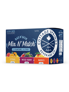 Cottage Springs  N' Match Vodka Water Box Mixed Pack
