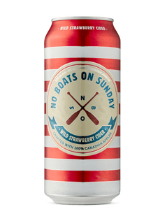 No Boats On Sunday Wild Strawberry Cider
