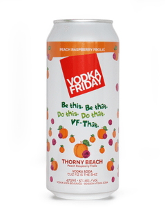 Thorny Beach Vodka Soda Pêche et framboise