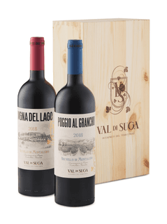 Duo Brunello Vignoble unique 2 Terroir Val di Suga 2018