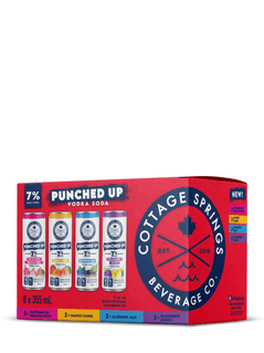 Cottage Springs Punched Up Vodka Soda Mixed Pack