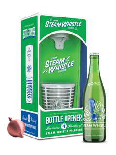 Ouvre-bouteille Steam Whistle rétro à offrir
