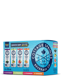 Cottage Springs Vodka Soda Dock Day Mixed Pack