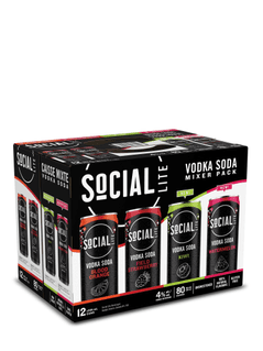 Social Lite Vodka Soda Mixed Pack