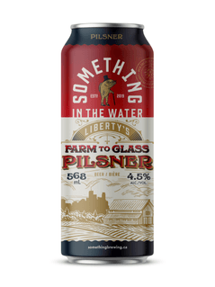 Something In The Water Liberty's Farm To Glass Pilsner