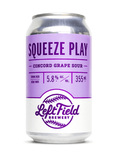 Left Field Brewery Squeeze Play Concord Grape Sour