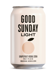 Good Sunday Light Grapefruit Vodka Soda