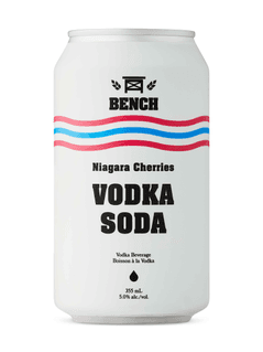 Bench Niagara Cherries Vodka Soda