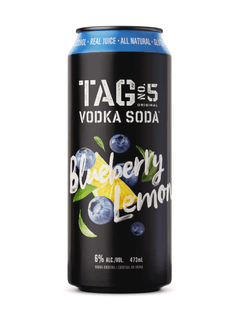 Tag Vodka Soda Blueberry Lemon