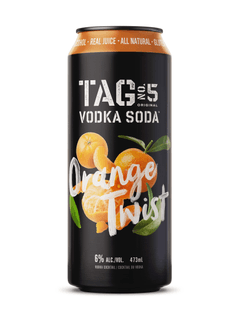 Tag Vodka Soda Orange Twist