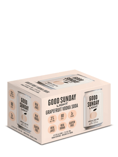 Good Sunday Light Grapefruit Vodka Soda