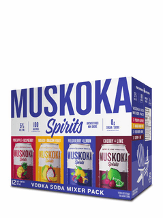 MUSKOKA SPIRITS VODKA SODA MIXER PACK