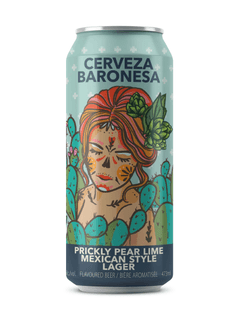 Gateway City Brewing Cerveza Baronesa Prickly Pear Lime Mexican Lager