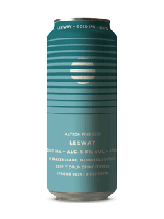 Cold IPA Leeway Matron Brewing