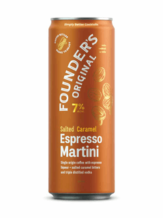Founder's Salted Caramel EspressoTini