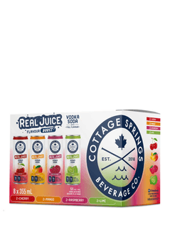 Cottage Springs Flavour Burst Vodka Soda Mixed Pack
