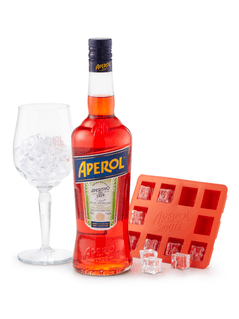 Aperol FREE glass and ice cube tray
