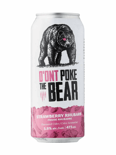 D'Ont Poke The Bear Strawberry Rhubarb Cider
