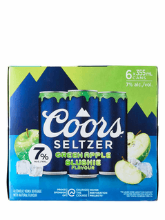Coors Seltzer Slushie Green Apple