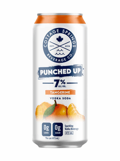 Cottage Springs Tangerine Punched Up Vodka Soda