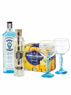 Bombay Sapphire and St-Germain + FREE glasses and San Pellegrino Limonata