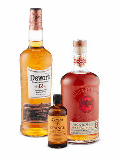 Bacardi & Dewar’s + FREE Dillon’s Bitters Orange