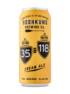 Boshkung Brewing 35 & 118 Cream Ale