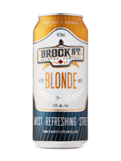 Brock Street Brewing Blonde