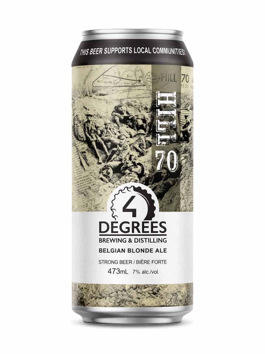 4 Degrees Brewing Hill 70 Belgian Blonde Ale