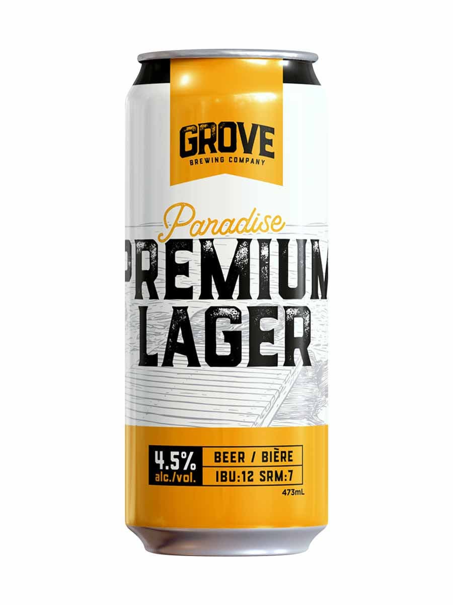 The Grove Brewing Corporation Paradise Lager
