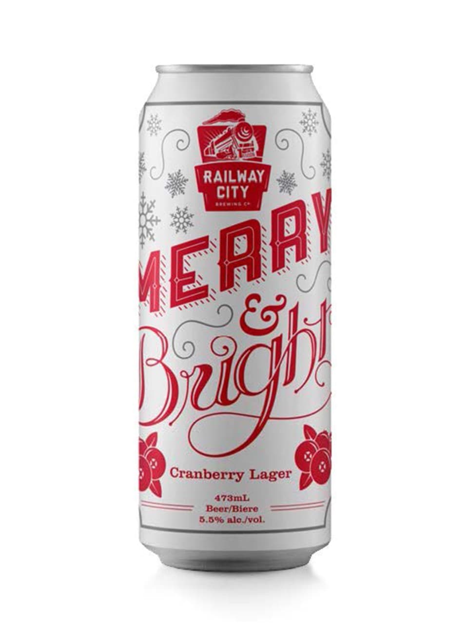 Railway City Merry & Bright Cranberry Lager