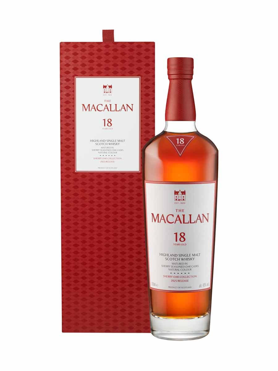 The Macallan Sherry Oak 18 Year Old Highland Single Malt Scotch Whisky