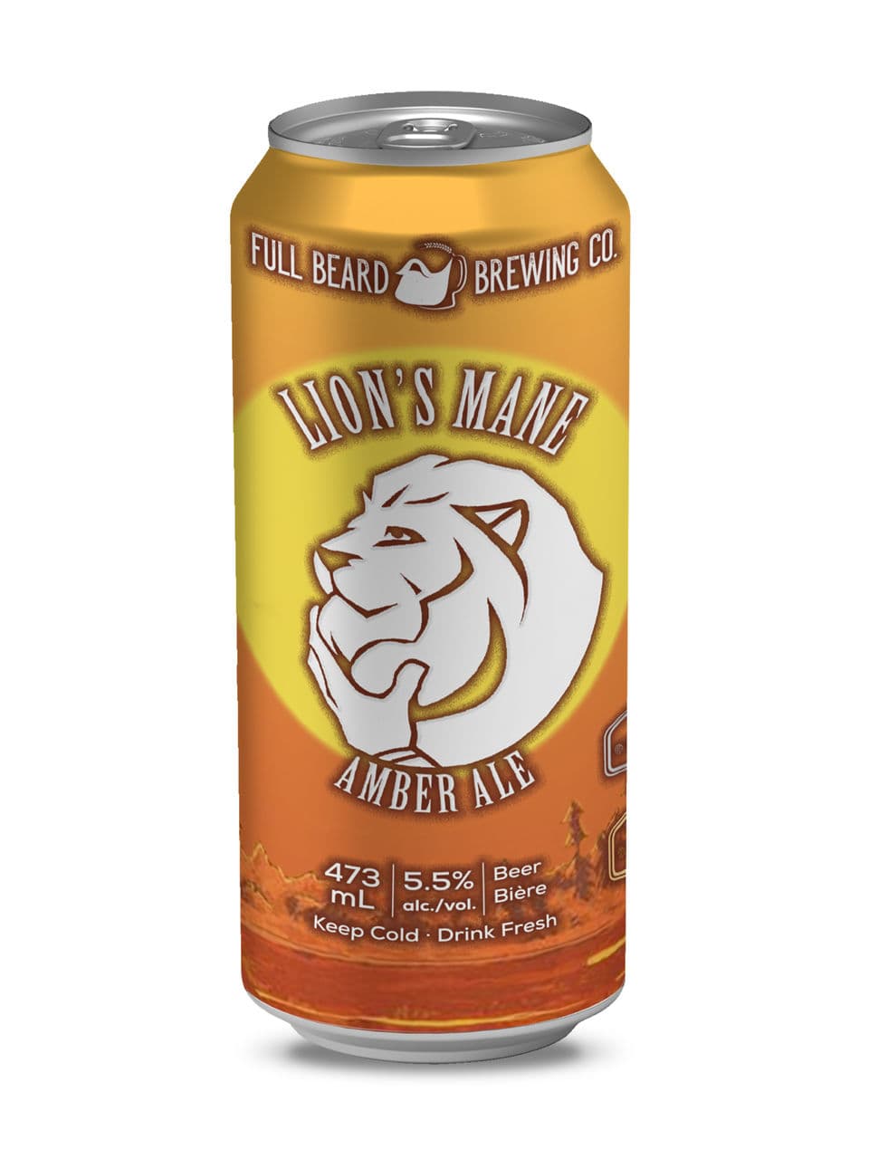Full Beard Brewing Lion's Mane Amber Ale