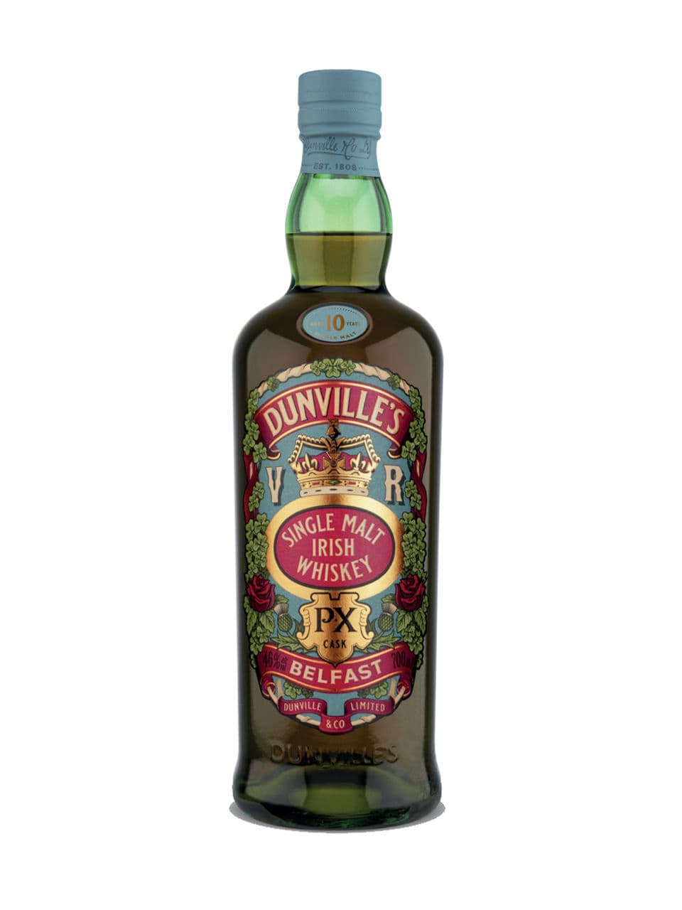 Dunville's PX 10 Year Old Single Malt Irish Whiskey