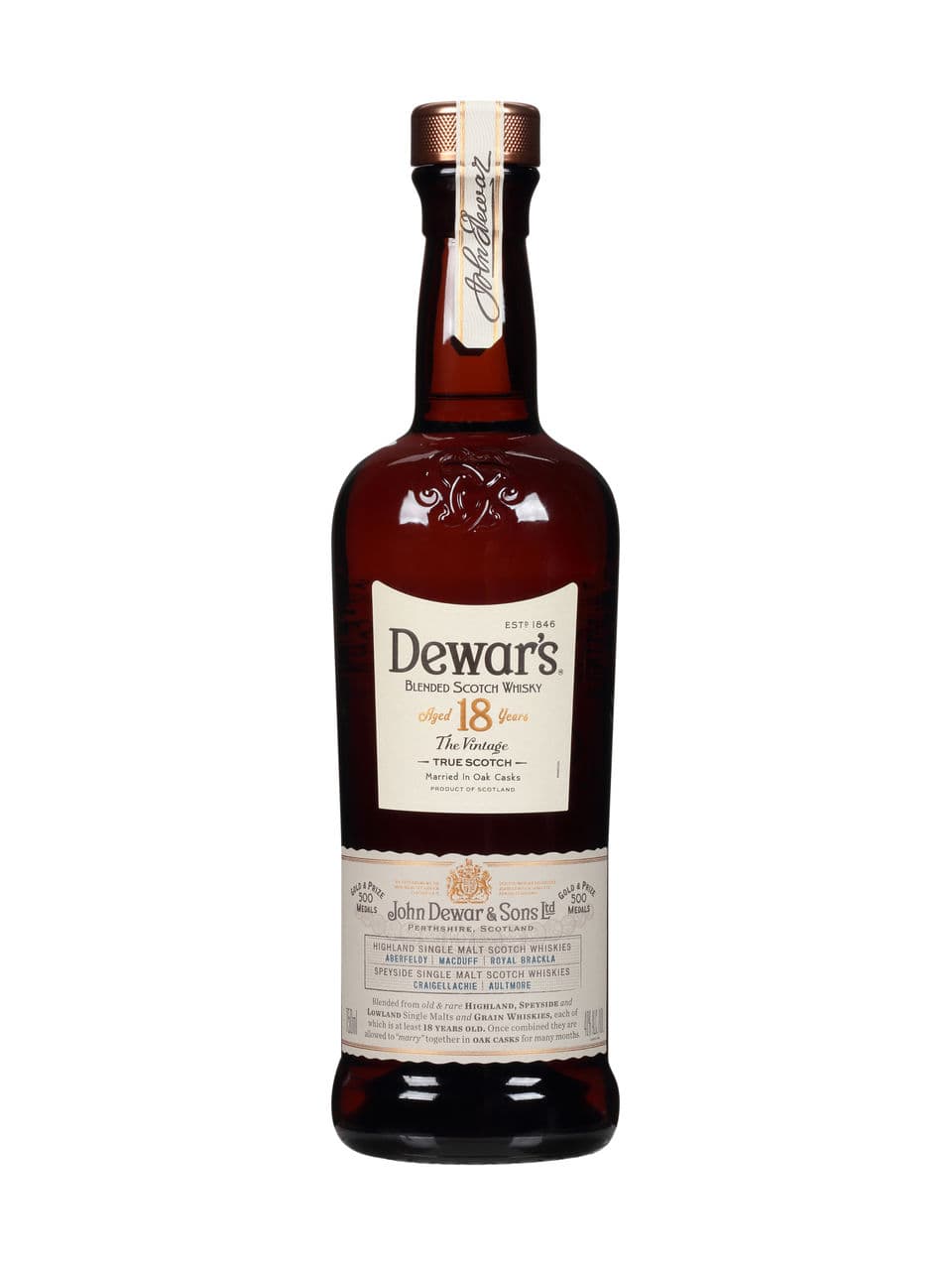 Dewar's 18 Year Old Whisky