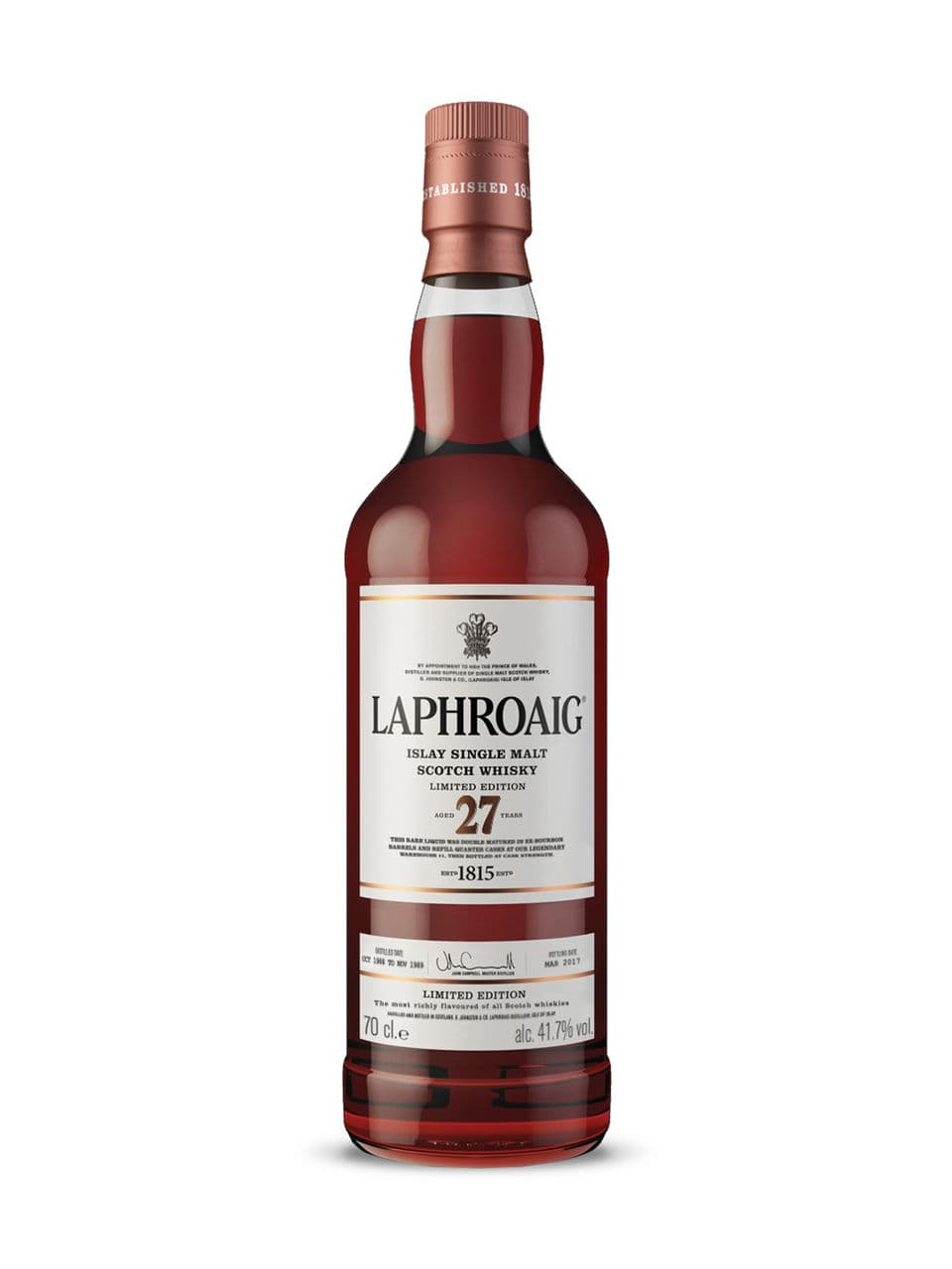 Laphroaig 27 Year Old Whisky