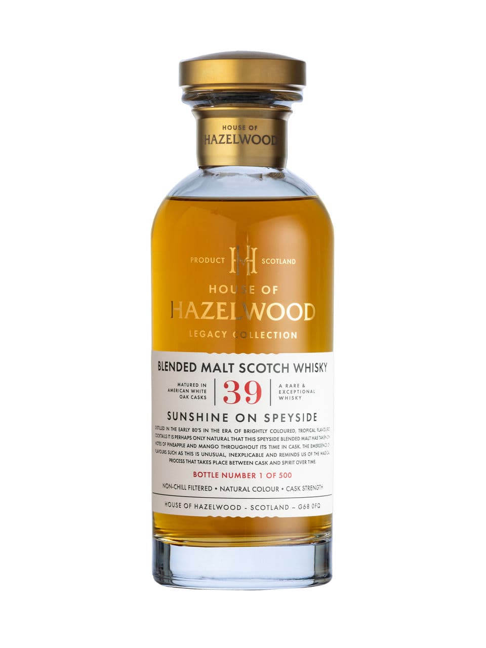 House of Hazelwood Sunshine on Speyside Blended Malt Scotch Whisky